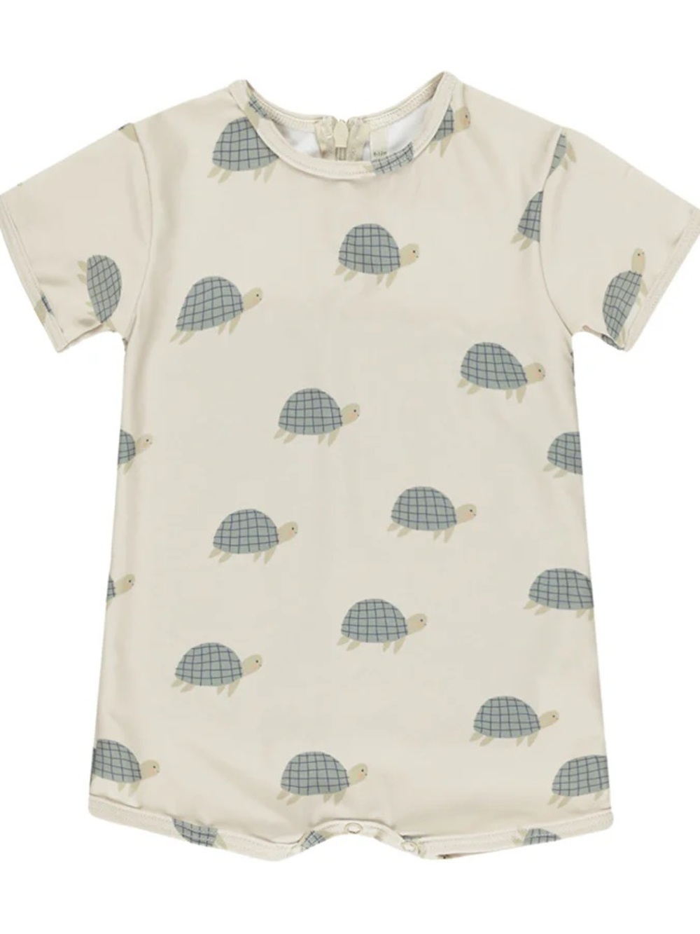NWOT Rylee + Cru Shorty One Piece Swimsuit- Sea Turtles 0-3 Months UPF 50+